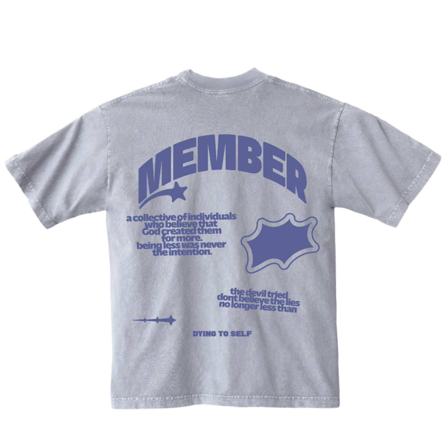 Less Than Superstars Tee - Ice Grey