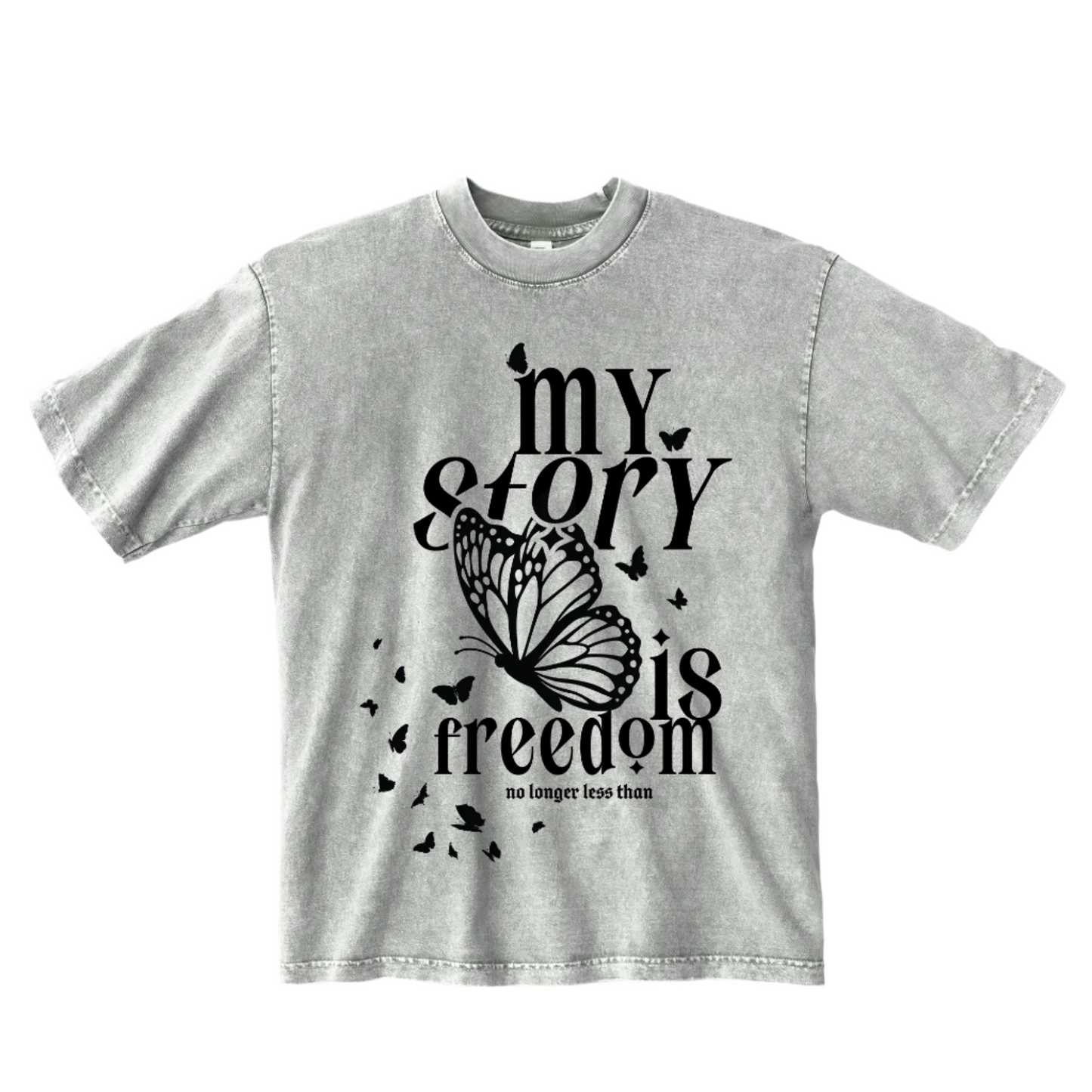My Story Is Freedom Tee - Limestone