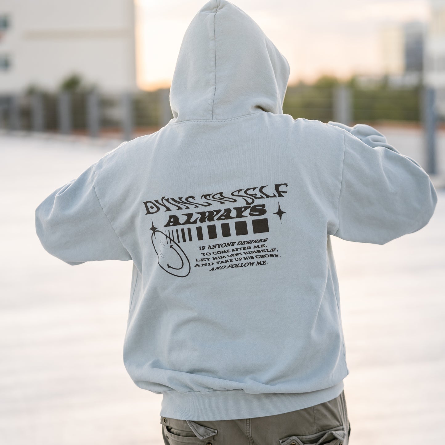 Dying To Self Hoodie - Sage